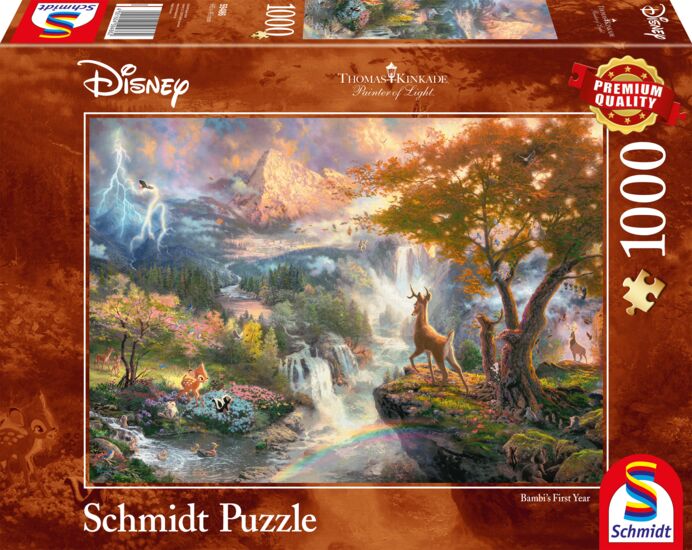Disney, Bambi, 1000 pcs - 59486 - Schmidt Spiele