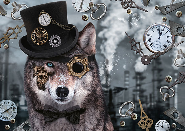 Steampunk Wolf 59647 Schmidt Spiele